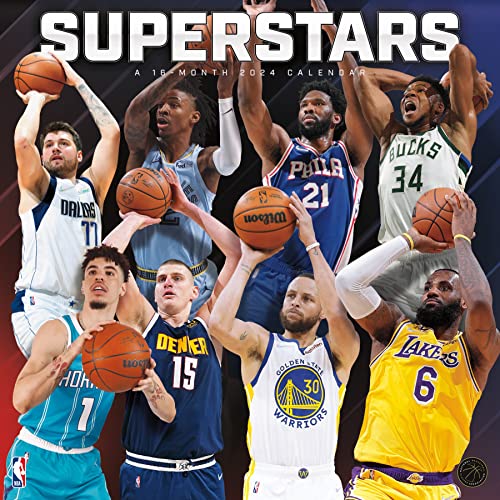 2024 NBA Superstars Wall Calendar
