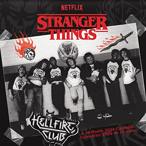 2024 Netflix Stranger Things Wall Calendar (Bilingual French) (English and French Edition)