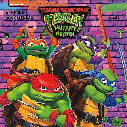 2024 Teenage Mutant Ninja Turtles: Mutant Mayhem Wall Calendar
