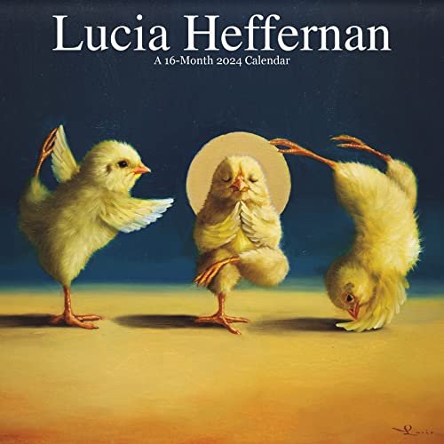 2024 Yoga Chicks by Lucia Heffernan Wall Calendar