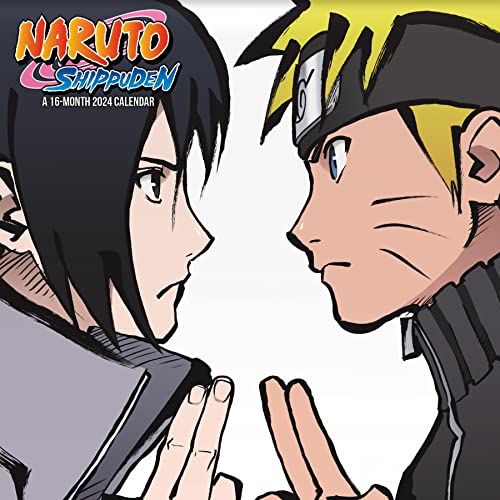 NARUTO SHIPPUDEB 16 MONTH 2024 WALL CALENDAR