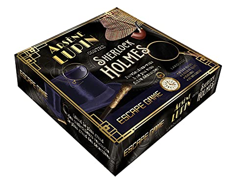 Coffret Escape game Arsène Lupin contre Sherlock Holmes: Avec 30 cartes énigmes, 3 planches, 1 décodeur, 8 cartes personnages Coffret Escape game Arsène Lupin contre Sherlock Holmes: Avec 30 cartes énigmes, 3 planches, 1 décodeur, 8 cartes personnages