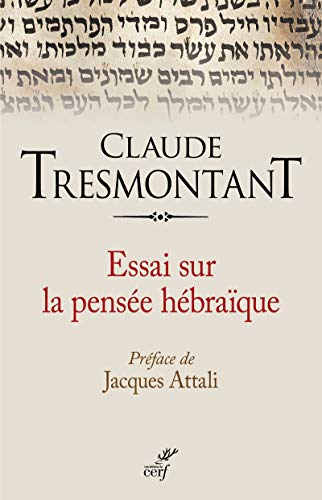 ESSAI SUR LA PENSÉE HÉBRAÏQUE (NED)