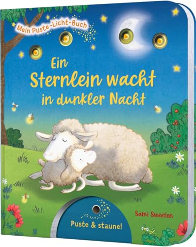 Mein Puste-Licht-Buch: Ein Sternlein wacht in dunkler Nacht: Gute-Nacht-Buch mit Puste-Licht und LED-Lämpchen Mein Puste-Licht-Buch: Ein Sternlein wacht in dunkler Nacht: Gute-Nacht-Buch mit Puste-Licht und LED-Lämpchen