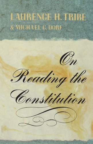 On Reading the Constitution von Harvard University Press