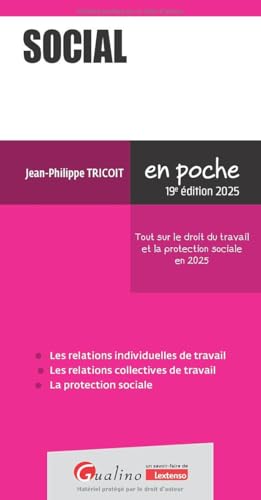 Social 2025: Tout sur le droit du travail et la protection sociale en 2025 von GUALINO