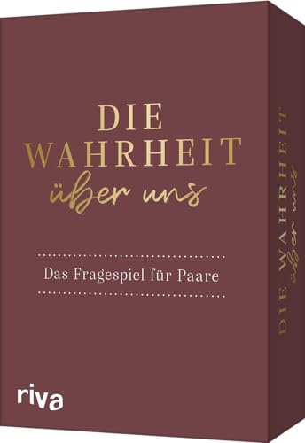 Die Wahrheit über uns – Das Fragespiel für Paare: Überraschende Fragen für tiefgründige Gespräche. Das besondere Geschenk zu Valentinstag, Jahrestag, Geburtstag, Weihnachten. Die Wahrheit über uns – Das Fragespiel für Paare: Überraschende Fragen für tiefgründige Gespräche. Das besondere Geschenk zu Valentinstag, Jahrestag, Geburtstag, Weihnachten.
