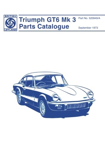 Triumph GT6 Mk3 Parts Catalogue: 520949/A (Triumph GT6 MK 3 Spare Parts Catalogue) von Brooklands Books Ltd.