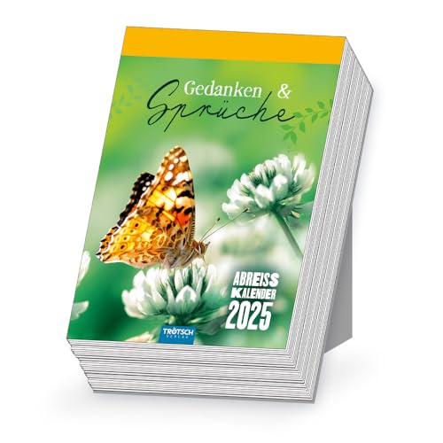 Trötsch Abreißkalender Gedanken und Sprüche 2025: Aufstellkalender Tischkalender Abreißkalender Trötsch Abreißkalender Gedanken und Sprüche 2025: Aufstellkalender Tischkalender Abreißkalender