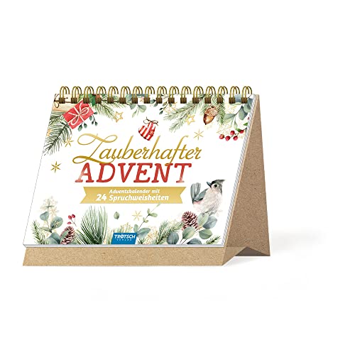 Trötsch Adventskalender zum Aufstellen Zauberhafter Advent - Adventskalender mit 24 Spruchweisheiten: Aufstelladventskalender Trötsch Adventskalender zum Aufstellen Zauberhafter Advent - Adventskalender mit 24 Spruchweisheiten: Aufstelladventskalender