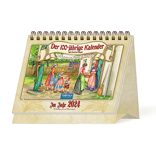 Trötsch Aufstellkalender Der 100-jährige Kalender 2024: Aufstellkalender Tischkalender Trötsch Aufstellkalender Der 100-jährige Kalender 2024: Aufstellkalender Tischkalender