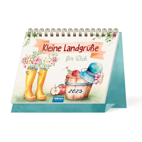 Trötsch Aufstellkalender Kleine Landgrüße 2025: Aufstellkalender Tischkalender von Trötsch Verlag GmbH & Co. KG