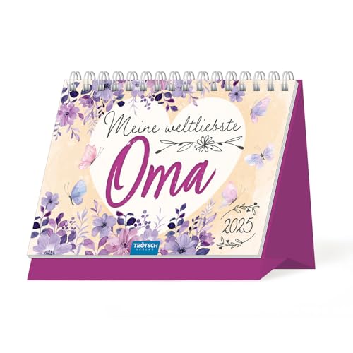 Trötsch Aufstellkalender Meine weltliebste Oma 2025: Aufstellkalender Tischkalender Trötsch Aufstellkalender Meine weltliebste Oma 2025: Aufstellkalender Tischkalender
