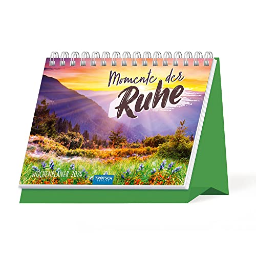 Trötsch Aufstellwochenkalender Momente der Ruhe 2024: Aufstellkalender Tischkalender von Trötsch Verlag GmbH & Co. KG