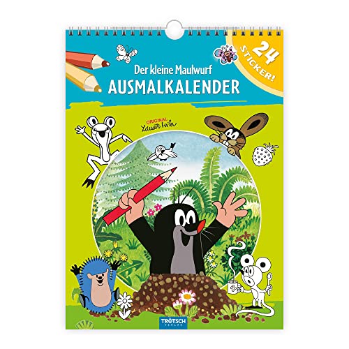 Trötsch Ausmalkalender immerwährend Der kleine Maulwurf: jahresunabhängiger immerwährender Wandkalender von Trötsch Verlag GmbH & Co. KG