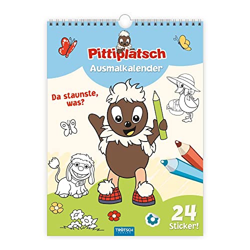 Trötsch Ausmalkalender immerwährend Pittiplatsch: jahresunabhängiger immerwährender Wandkalender Trötsch Ausmalkalender immerwährend Pittiplatsch: jahresunabhängiger immerwährender Wandkalender