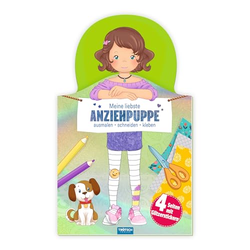 TRÖTSCH - Meine liebste Anziehpuppe | Anziehpuppen Stickerbuch mit "Stoffmuster" Vorlagen zum Ausschneiden und Einkleben: Bastelbuch mit Glitzerstickern zum Stylen und Dekorieren | Ab 3 Jahren TRÖTSCH - Meine liebste Anziehpuppe | Anziehpuppen Stickerbuch mit "Stoffmuster" Vorlagen zum Ausschneiden und Einkleben: Bastelbuch mit Glitzerstickern zum Stylen und Dekorieren | Ab 3 Jahren von TROTSCH