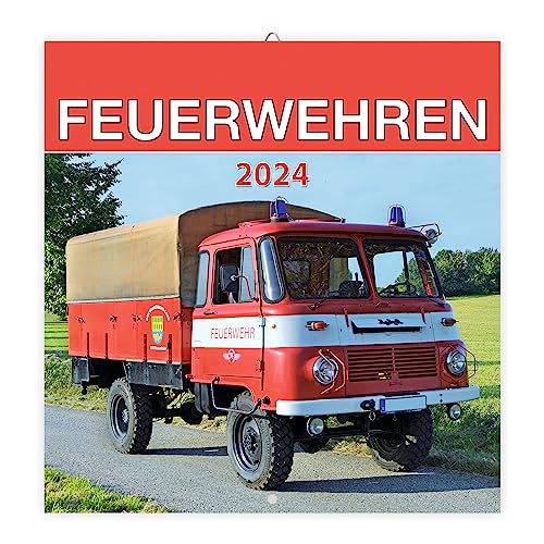 Trötsch Broschürenkalender Feuerwehren 2024: Wandplaner