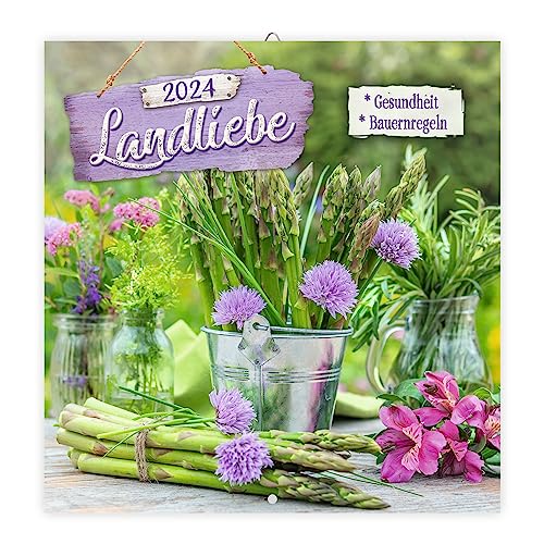 Trötsch Broschürenkalender Landliebe - Gesundheit, Bauernregeln 2024: Wandplaner von Trötsch Verlag GmbH & Co. KG