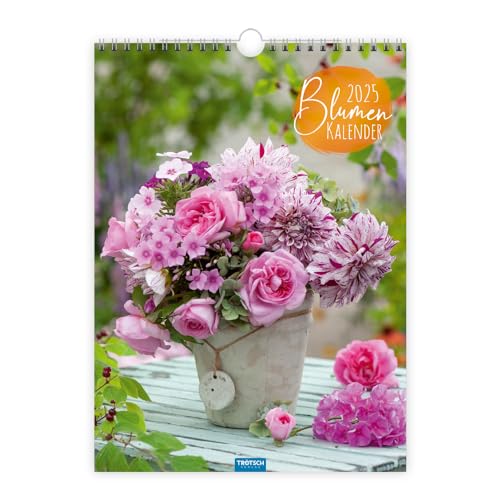 Trötsch Classickalender Blumenkalender 2025: Wandkalender Trötsch Classickalender Blumenkalender 2025: Wandkalender