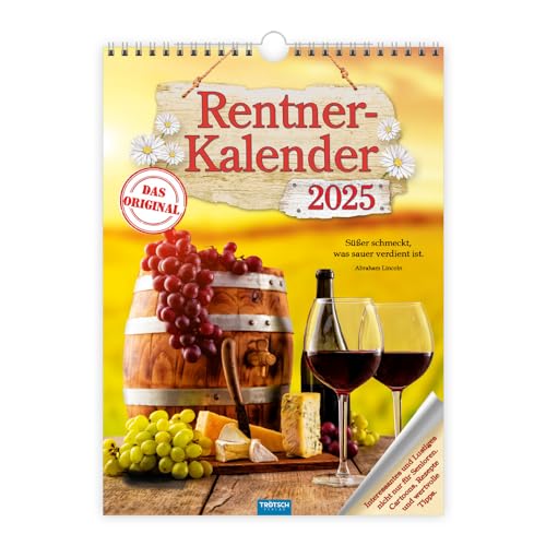 Trötsch Classickalender Rentnerkalender 2025: Wandkalender Trötsch Classickalender Rentnerkalender 2025: Wandkalender