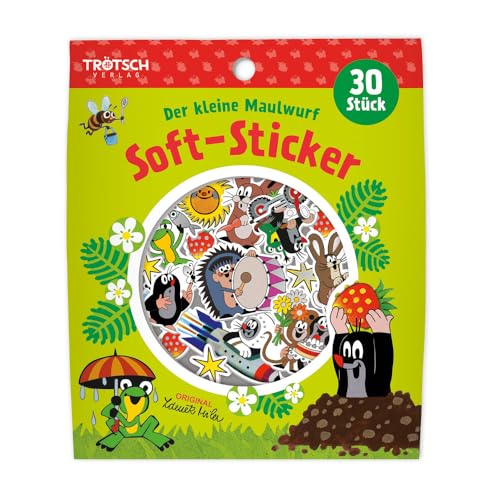 Trötsch Der kleine Maulwurf Soft-Sticker: Aufkleber zum Verzieren und Verschenken Trötsch Der kleine Maulwurf Soft-Sticker: Aufkleber zum Verzieren und Verschenken