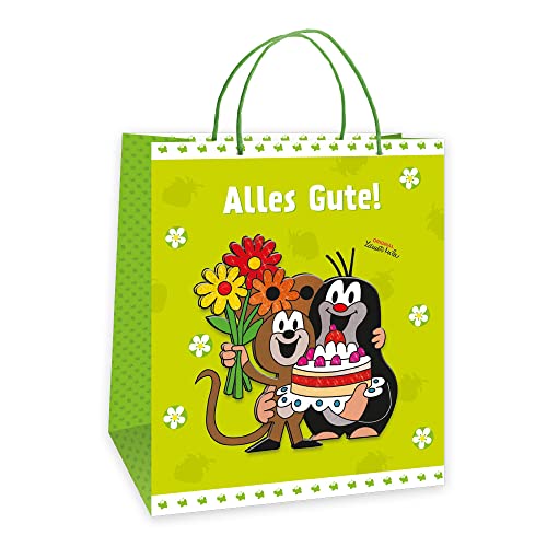 Trötsch Der kleine Maulwurf Torte Geschenktasche groß 3D: Tragetasche Papiertüte Geschenktüte Henkeltasche von Trötsch Verlag GmbH & Co. KG