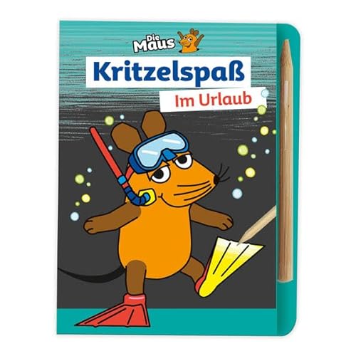 Trötsch Die Maus Mini-Kratzblock Kritzelspaß Im Urlaub: Ausmalbuch Kratzbuch Kratzbilder