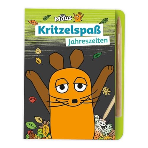 Trötsch Die Maus Mini-Kratzblock Kritzelspaß Jahreszeiten: Ausmalbuch Kratzbuch Kratzbilder von Trötsch Verlag GmbH & Co. KG