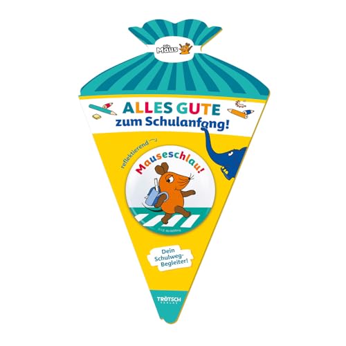 Trötsch Die Maus Schulwegbegleiter Button Maus: Give Away für den Kindergeburtstag Dekoration für Mäppchen oder Schulranzen Trötsch Die Maus Schulwegbegleiter Button Maus: Give Away für den Kindergeburtstag Dekoration für Mäppchen oder Schulranzen von Trötsch Verlag GmbH & Co. KG