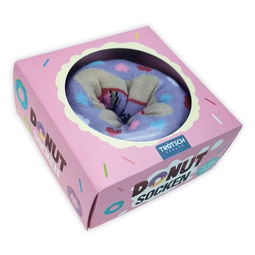 Trötsch Donut Socken rosa: Lustige Socken Geburtstagsgeschenk von Trötsch Verlag GmbH & Co. KG