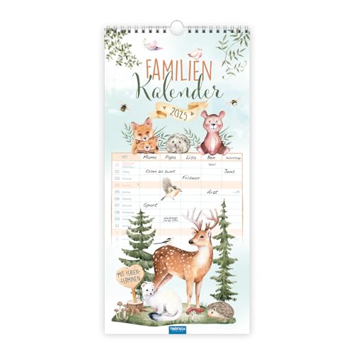 Trötsch Familienkalender Waldfreunde 2025: Wandkalender von Trötsch Verlag GmbH & Co. KG