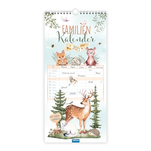 Trötsch Familienkalender Waldfreunde 2025: Wandkalender Trötsch Familienkalender Waldfreunde 2025: Wandkalender