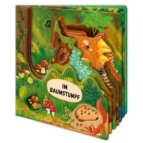 Trötsch Fensterbuch Im Baumstumpf: Entdeckerbuch Beschäftigungsbuch Spielbuch (Erstes Wissen)