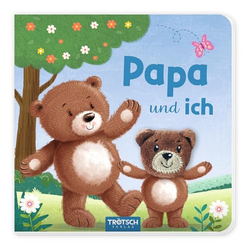 Trötsch Fingerpuppenbuch Papa und ich: Beschäftigungsbuch Kinderbuch Geschichtenbuch