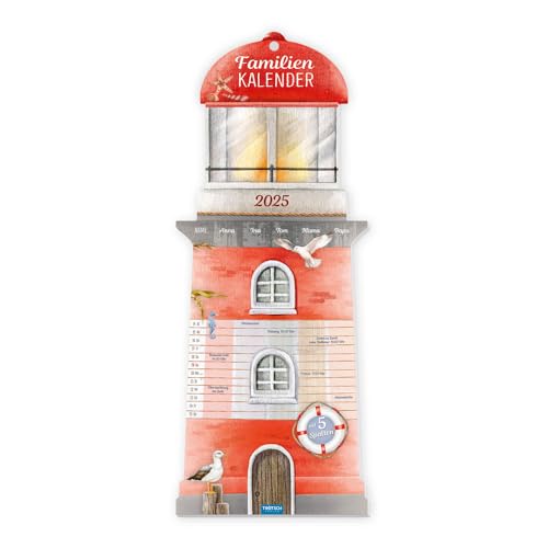 Trötsch Formkalender Familienkalender Leuchtturm 2025: Formkalender Geschenkkalender Kalender für die Küche Trötsch Formkalender Familienkalender Leuchtturm 2025: Formkalender Geschenkkalender Kalender für die Küche