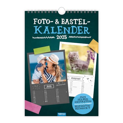 Trötsch Foto- und Bastelkalender A4 2025: selbstgestalten basteln schenken kreativ sein Trötsch Foto- und Bastelkalender A4 2025: selbstgestalten basteln schenken kreativ sein