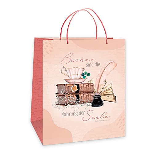 Trötsch Geschenktasche Bücher für die Seele: Tragetasche Papiertüte Geschenktüte Henkeltasche Trötsch Geschenktasche Bücher für die Seele: Tragetasche Papiertüte Geschenktüte Henkeltasche von TROTSCH