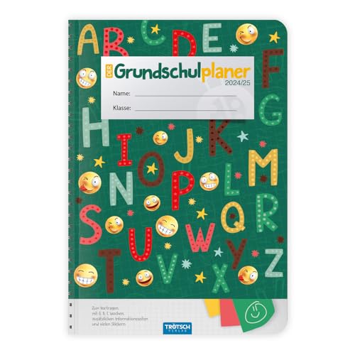 Trötsch Grundschulplaner Buchstaben 24/25: Planer Schülerkalender Hausaufgabenheft Timer für die Grundschule