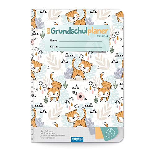 Trötsch Grundschulplaner Kleiner Tiger 23/24: Planer Schülerkalender Hausaufgabenheft Timer für die Grundschule von TROTSCH