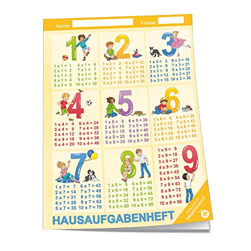 TRÖTSCH - Hausaufgabenheft Grundschule 1x1: Schulplaner Hausaufgabenheft Timer Terminkalender von TROTSCH
