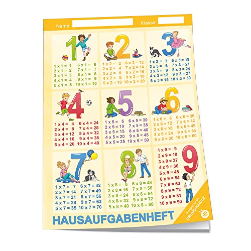 Trötsch Hausaufgabenheft Grundschule 1x1: Schulplaner Hausaufgabenheft Timer Terminkalender