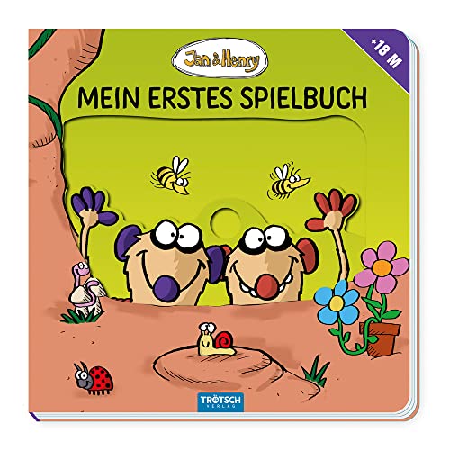 Trötsch Jan und Henry Mein erstes Spielbuch Pappenbuch mit Schiebern: Entdeckerbuch Beschäftigungsbuch von Trötsch Verlag GmbH & Co. KG