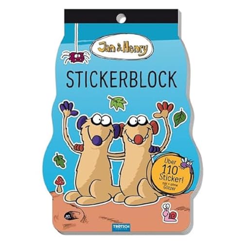 Trötsch Jan und Henry Stickerblock: Stickerblock Stickerbuch Beschäftigungsblock