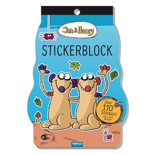 Trötsch Jan und Henry Stickerblock: Stickerblock Stickerbuch Beschäftigungsblock