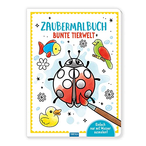 Trötsch Malbuch Zaubermalbuch Bunte Tierwelt: Malbuch Ausmalbuch