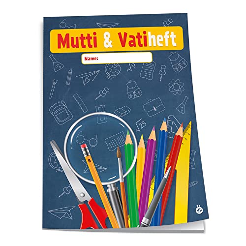 Trötsch Muttiheft Design Tafel blau: Mitteilungsheft Elternheft Erinnerungsheft Trötsch Muttiheft Design Tafel blau: Mitteilungsheft Elternheft Erinnerungsheft