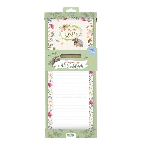 Trötsch Notizblock mit Stift und Magnet Waldidylle: Notizblock Geschenk Geschenkidee Erinnerungen von Trötsch Verlag GmbH & Co. KG