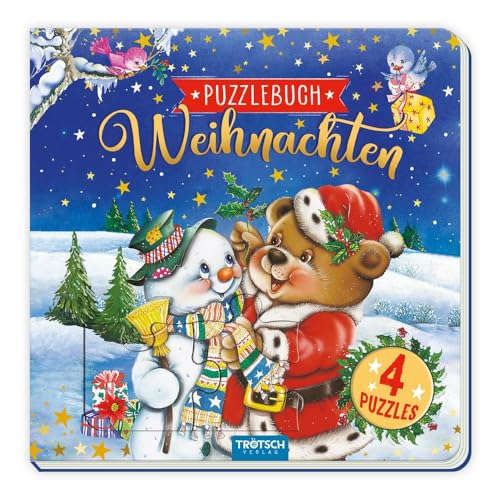 Trötsch Pappenbuch Puzzlebuch Weihnachten: Beschäftigungsbuch Entdeckerbuch Puzzlebuch