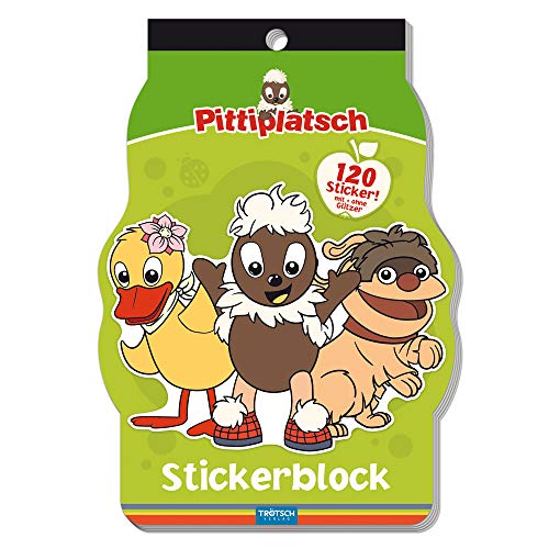 Trötsch Sandmann Stickerblock Pittiplatsch: Stickerblock Stickerbuch Beschäftigungsblock von Trötsch Verlag GmbH & Co. KG